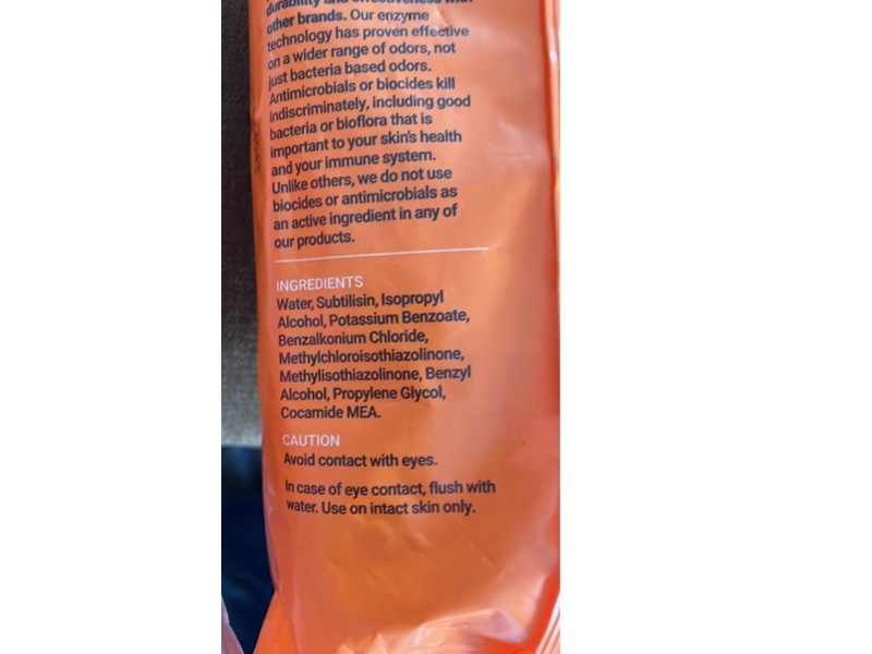 Dead Down Wind Enzyme Based Odor Eliminating Durable Wash Cloth, Unscented, 25 Count