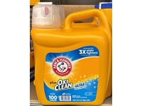 Arm & Hammer Plus Oxi Clean Ultra Stain Fighters Liquid Laundry Detergent, Fresh Scent, 100 Loads, 130 fl oz/3.84 L - thumbnail 2