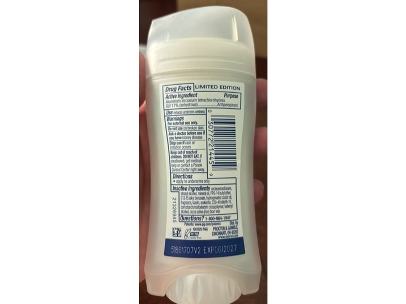 Secret Antiperspirant Deodorant, Champagne Blush, 2.6 oz/73 g