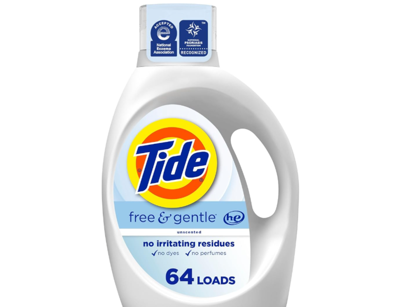 Tide Liquid Laundry Detergent, Free & Gentle, 64 loads, 84 oz