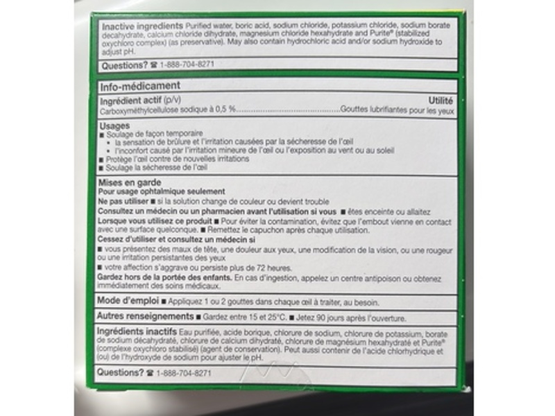 Abbvie Refresh Tears Carboxymethylcellulose Sodium Ophthalmic Drops, 5 Count
