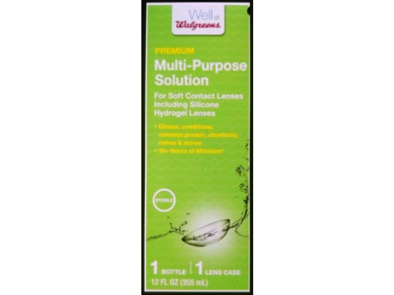 Walgreens Multi Purpose Solution, Premium, 12 fl oz/355 mL