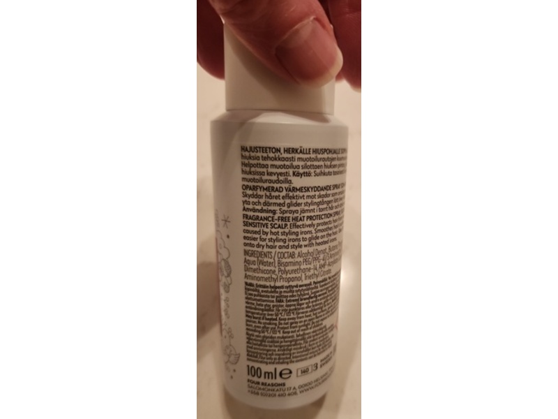 Four Reasons No Nothing Sensitive Heat Protection Spray, 2.5 oz/70.5 g