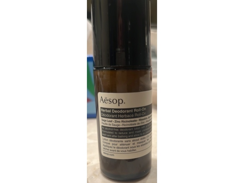Aesop Herbal Deodorant Roll on, 1.7 oz/50 mL