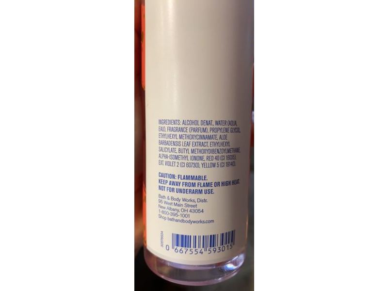 Bath & Body Works Fine Fragrance Mist, Bonfire Bash, 8 fl oz/236 mL