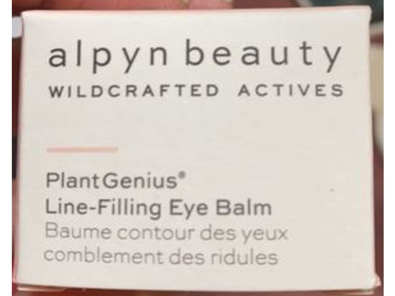 Alpyn Beauty Wild Crafted Actives Plant Genius Line Filling Eye Balm