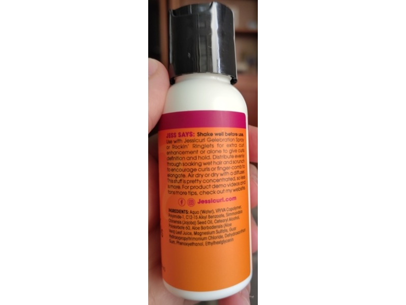Jessicurl Confident Coils Styling Solution, No Fragrance Added, 2 fl oz/59 mL