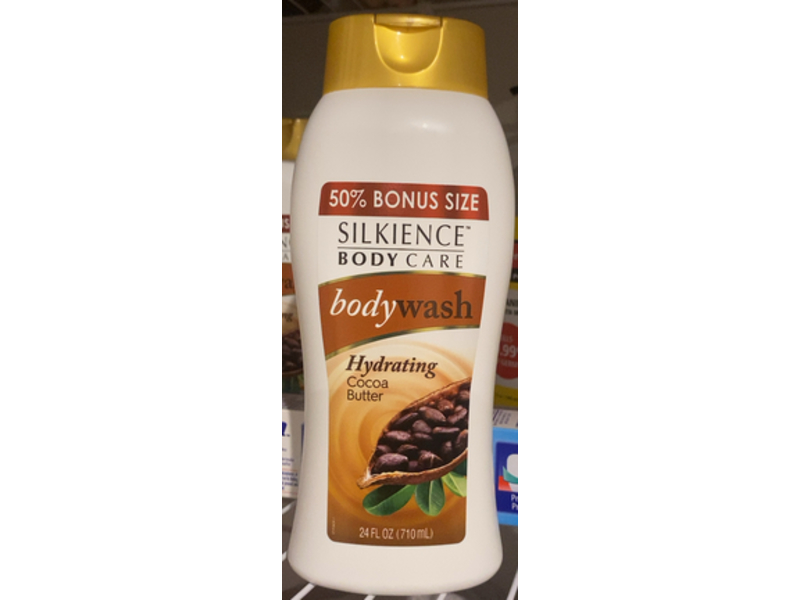 Silkience Body Wash, Hydrating Cocoa Butter, 24 fl oz/710 mL