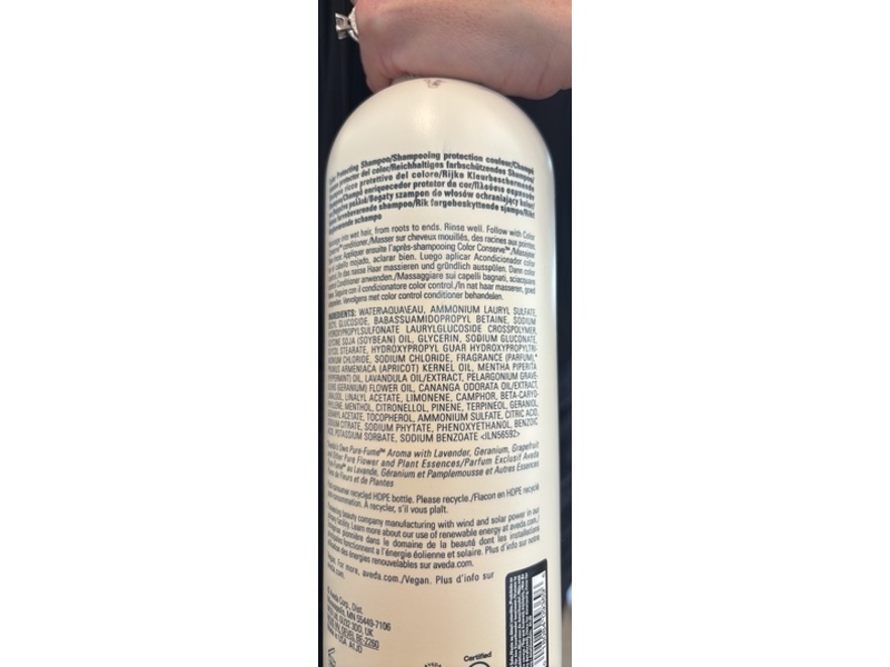 Aveda Color Conserve Shampoo, 33.8 fl oz/1 L
