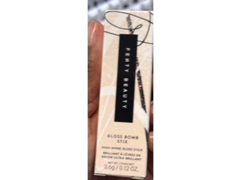 Fenty Beauty Gloss Bomb High-Shine Gloss Stix, 12 Rose Amber, 0.12 oz/3.6 g