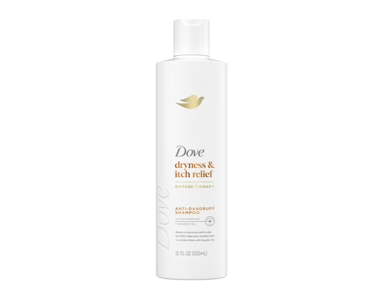 Dove Dermacare Scalp Anti-Dandruff Shampoo, Dryness & Itch Relief, 12 fl oz/355 mL