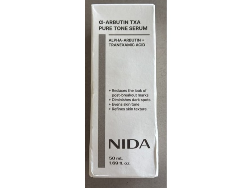 Nida Alpha-Arbutin TXA Pure Tone Serum, 1.69 fl oz/50 mL