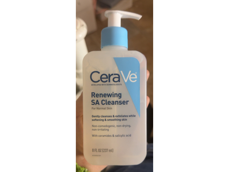 CeraVe Renewing SA Cleanser, 8 fl oz-237 mL