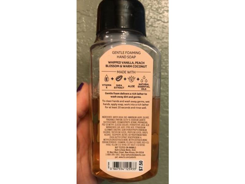 Bath & Body Works Gentle Foaming Hand Soap, Vanilla Coconut, 8.75 fl oz/239 mL