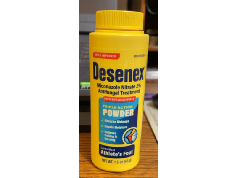 Desenex Antifungal Foot Powder, Miconazole Nitrate 2%, 1.5 oz/43 g