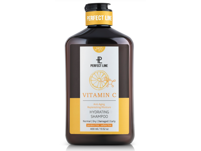 Perfect Line Hydrating Shampoo, Vitamin C, 13.52 oz/400 mL