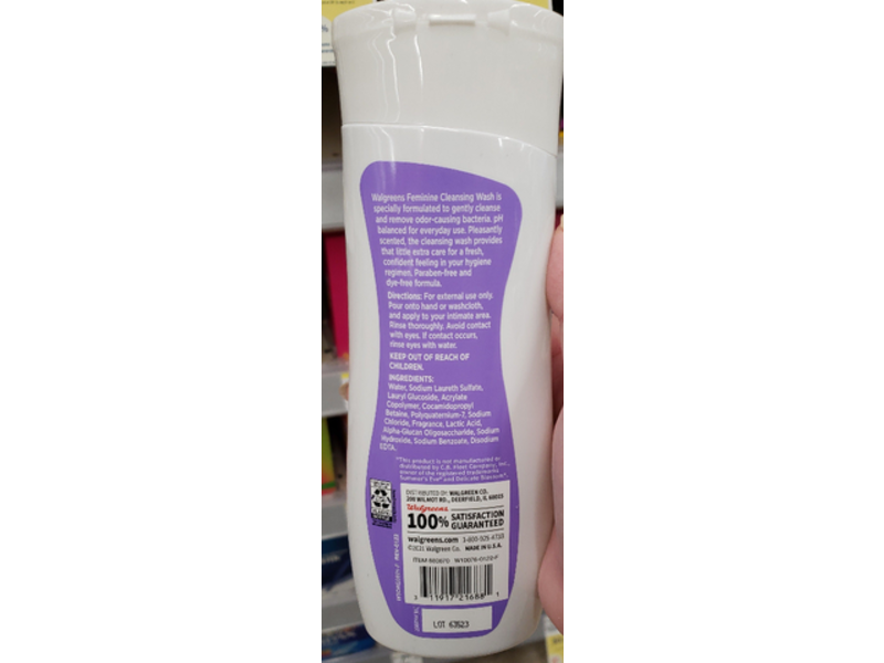 Walgreens Feminine Cleansing Wash, Floral, 15 fl oz/444 mL