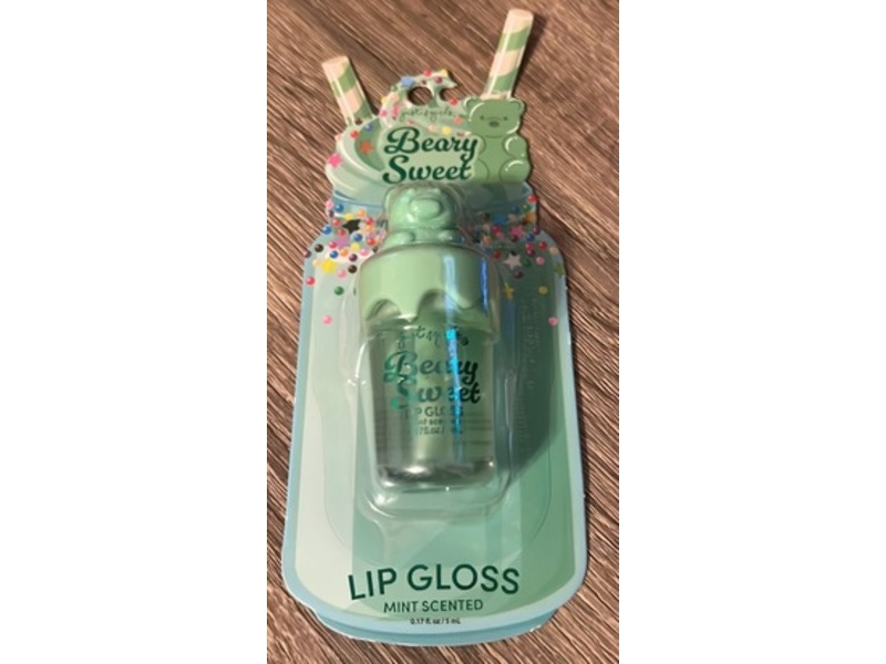 Just 4 Girls Berry Sweet Lip Gloss, Mint Scented, 0.17 fl oz/5 mL