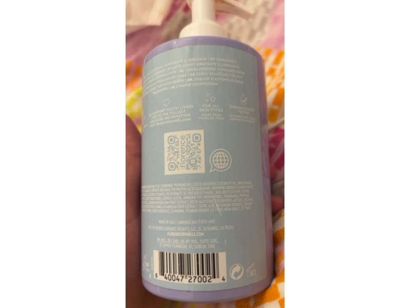 Florence By Mills Mirror Magic Illuminating Body Moisturizer, 10 oz/ 300mL