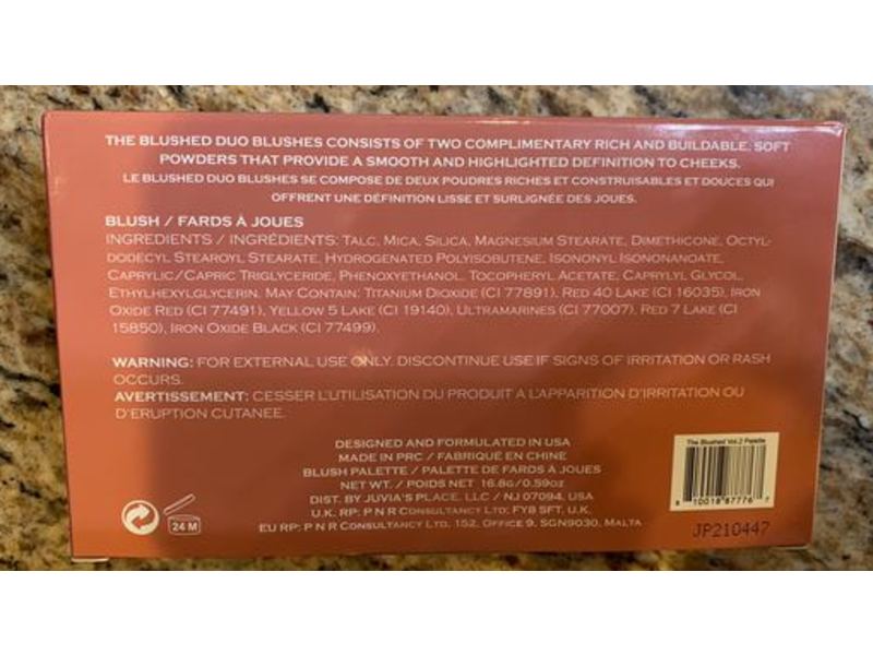 Juvias Place Blushed Duo Blush, Volume 2