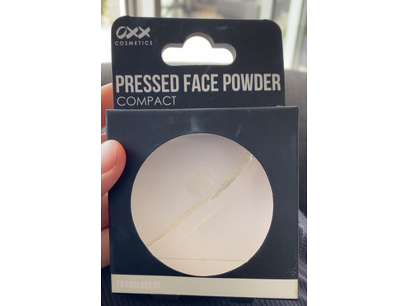 OXX Cosmetic Pressed Face Powder Compact, Translucent, 1 Count