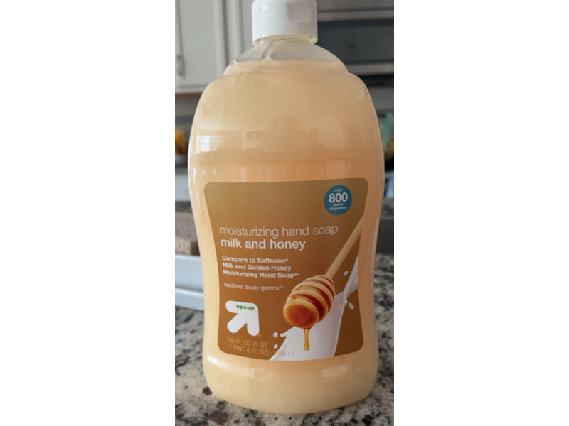 Up & Up Moisturizing Hand Soap, Milk & Honey8 fl oz/1.66 L