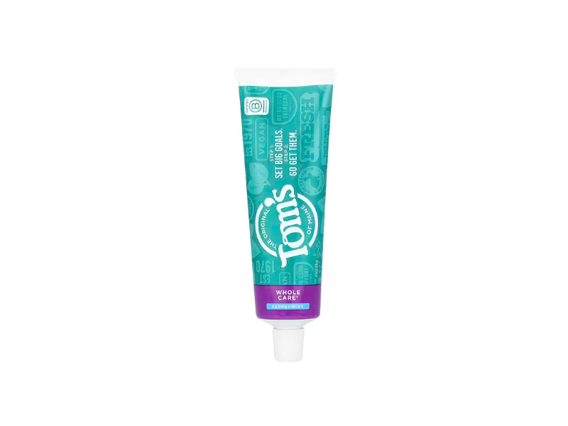 Tom's Of Maine Whole Care Anticavity Toothpaste, Peppermint, 4 oz/113 g