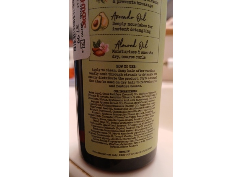 Pharm To Table Pro-Growth Castor Curl Leave-In, Avocado Oil, 8 fl oz/240 mL