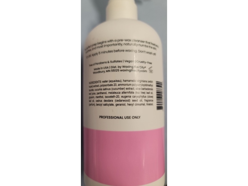 Waxing The City Perfect Prep The No Rinse Cleanser, 10 fl oz/473 mL