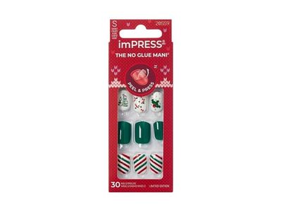 Impress The No Glue Mani Nails, Sugarplum, 30 Count