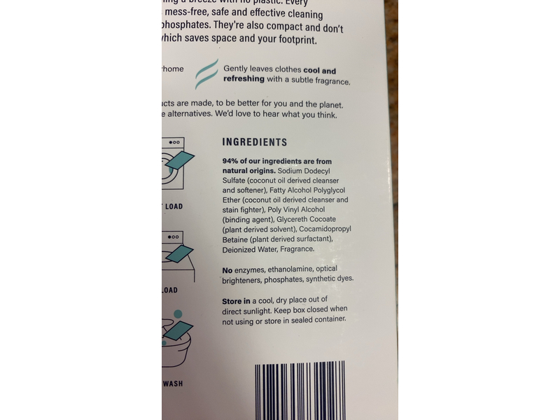 Re Stor Top & Front Laundry Detergent Sheets, Fresh Linen, 60 Wash, 1.8 Kg