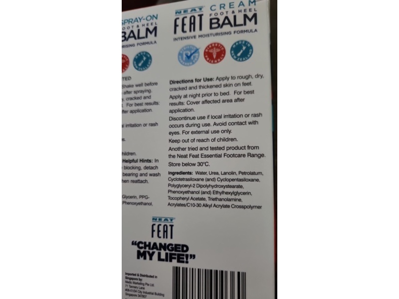 Neat Feat Ultimate Heel Repair Spray On & Cream Twin Pack