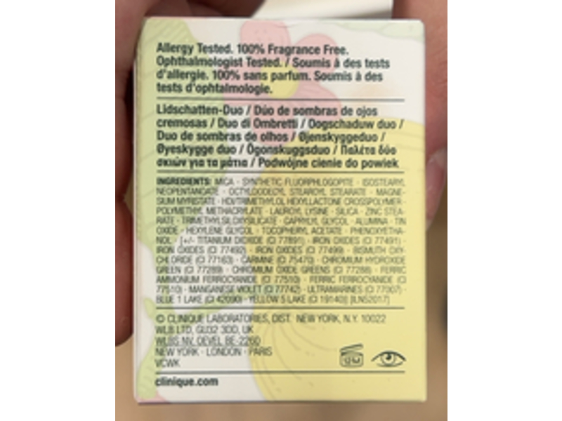 Clinique All About Shadow Duo, 04 Ivory Bisque/Bronze Satin, 0.05 oz/1.7 g