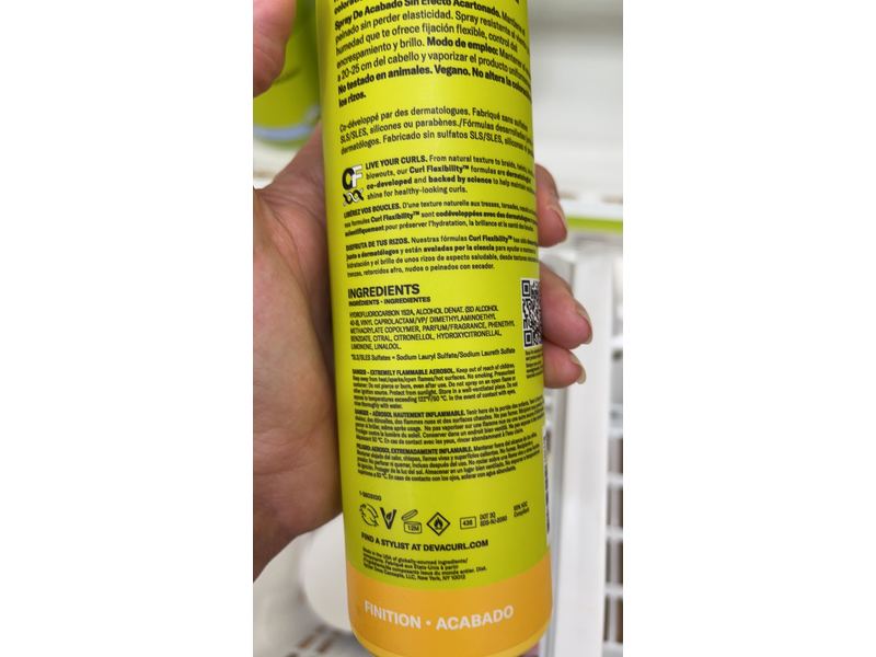 Devacurl Flexible Hold Hairspray, Bright Breeze, 10 fl oz/283 g