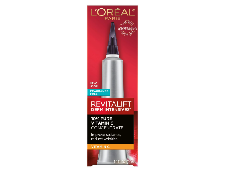 L'Oreal Paris Revitalift Derm Intensives Concentrate, 10% Pure Vitamin C, 1 fl oz/30 mL