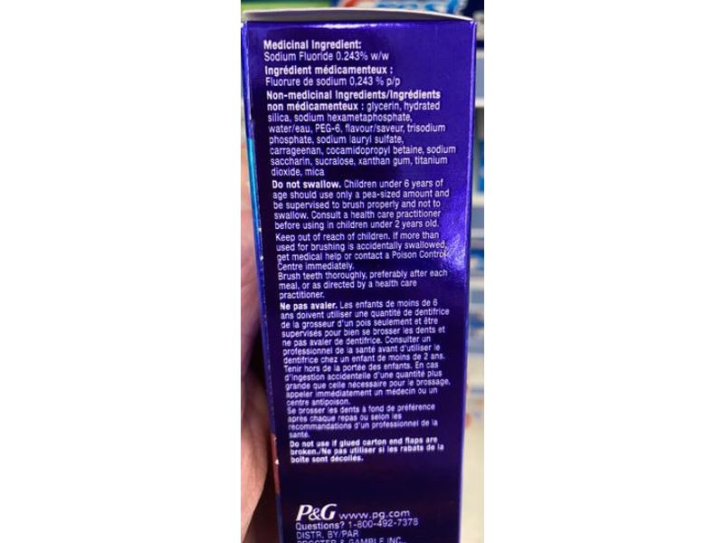 Crest 3D White Luxe Fluoride Toothpaste, Glamorous White, 75 mL