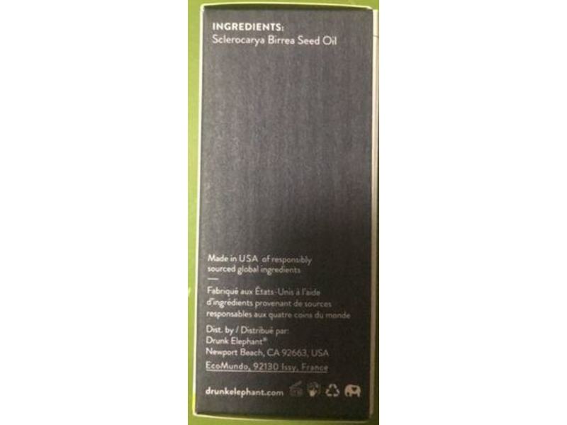 Drunk Elephant Virgin Marula Luxury Facial Oil, 0.5 fl oz/15 mL