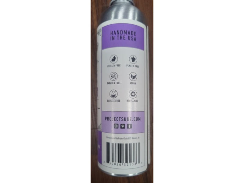 Project Sudz Organic Liquid Shampoo, Apple Cider Vinegar & Essential Oils, 10 fl oz