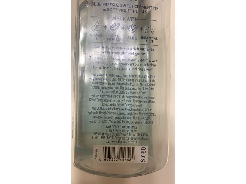 Bath & Body Works Gingham Gentle Foaming Hand Soap, 8.75 fl oz/259 mL