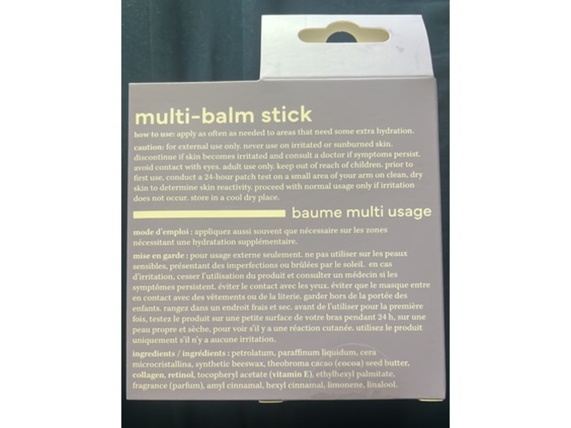 Skintonic Laboratories Multi-Balm Stick, Collagen & Retinol, 1.8 oz/50 g