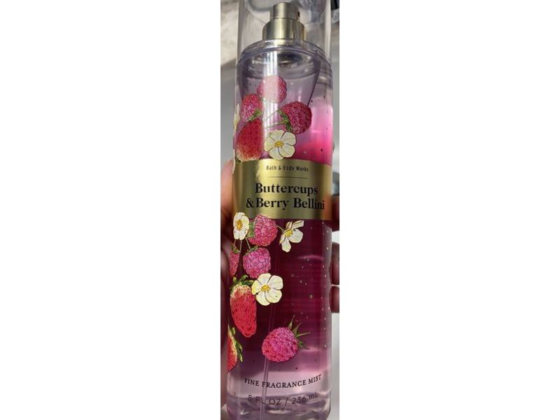 Bath & Body Works Fine Fragrance Mist, Buttercups & Berry Bellini, 8 fl oz/236 mL