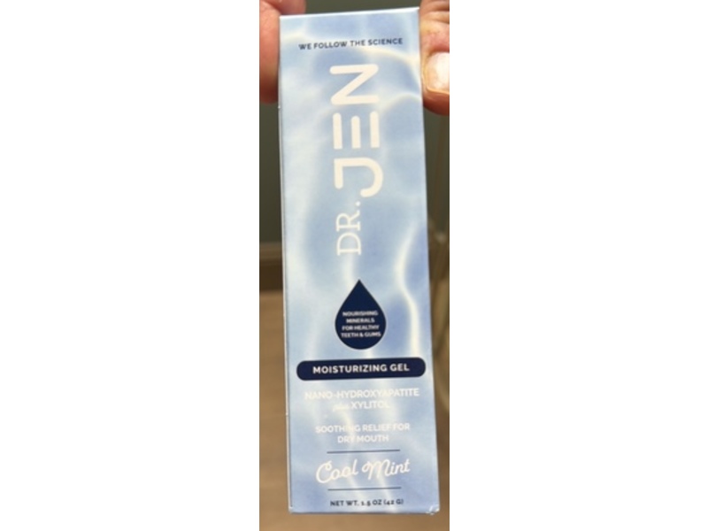 Dr Jen Dry Mouth Moisturizing Gel, Cool Mint, 1.5 oz/42 g, Pack Of 2