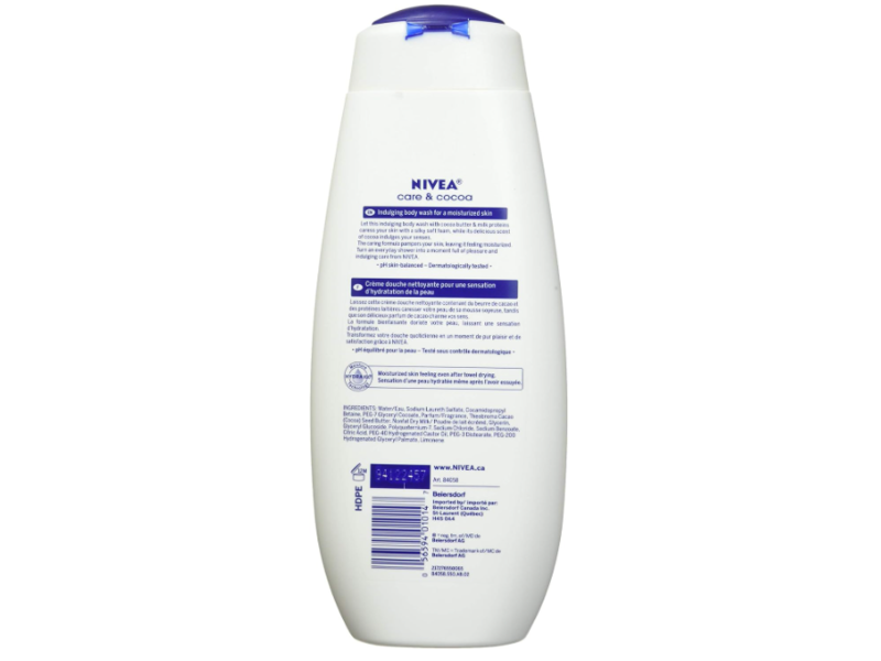 Nivea Body Wash, Cocoa Butter & Macadamia Oil, 500 mL