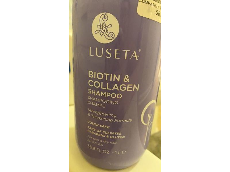 Luseta Biotin & Collagen Shampoo, 33.8 fl oz/1 L