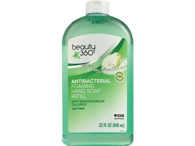 Beauty 360 Antibacterial Foaming Hand Soap Refill, Coconut Water