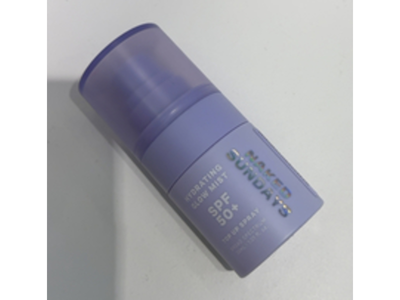 Naked Sundays Hydrating Glow Mist Top Up Spray, SPF 50+, 1.01 fl oz/30 mL