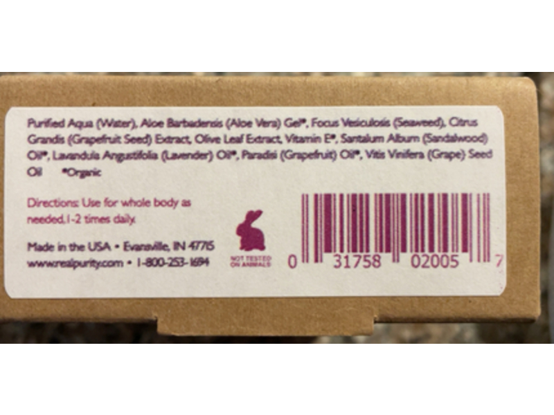 Real Purity Pure Body Soap, 4.5 oz