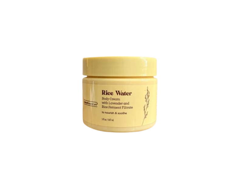 Global Beauty Care Rice Water Body Cream, Lavender& Rice Ferment Filtrate, 5 fl oz/147 mL