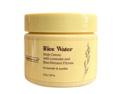 Global Beauty Care Rice Water Body Cream, Lavender& Rice Ferment Filtrate, 5 fl oz/147 mL