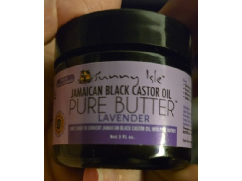 Sunny Isle Jamaican Balck Castor Oil Pure Butter, Lavender, 2 fl oz